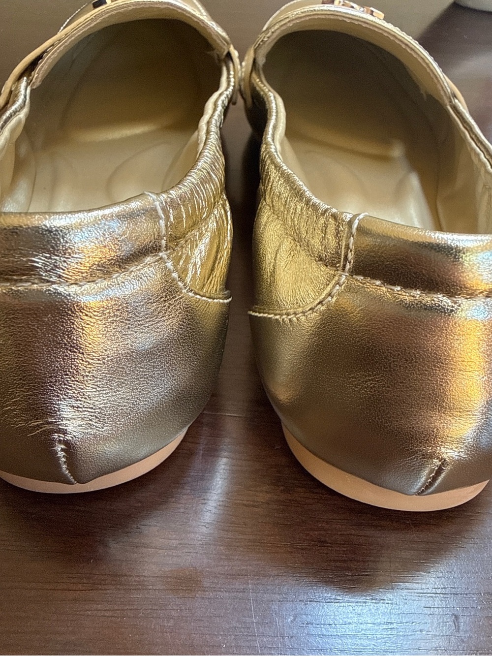 Deltan James Gold Loafers - Picture 4 of 6